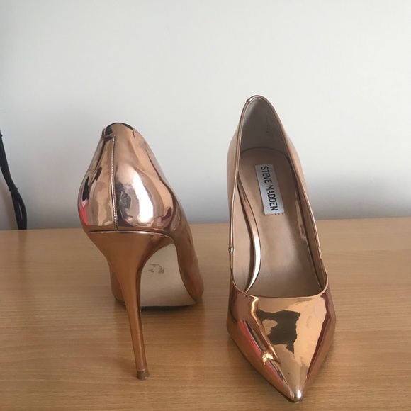 Steve madden 5,5 rose gold daisie pointy pumps - Picture 3 of 5